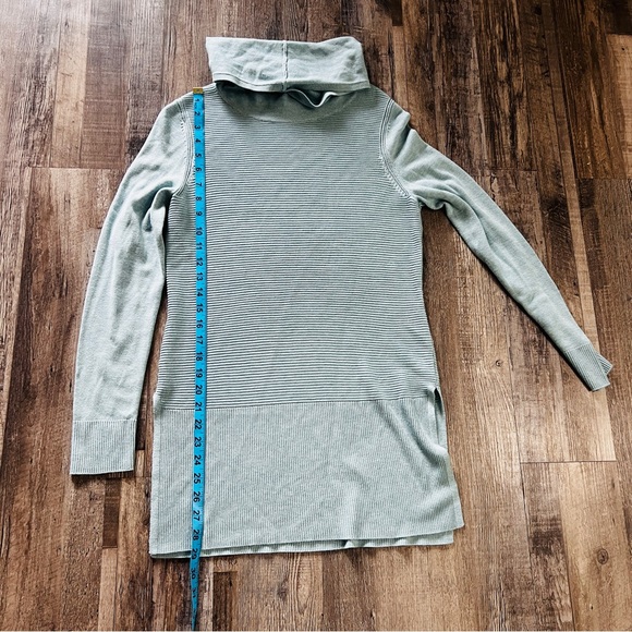 Adrienne Vittadini Turquoise Knit Cowl Neck Sweater Size S NWOT - Picture 9 of 10